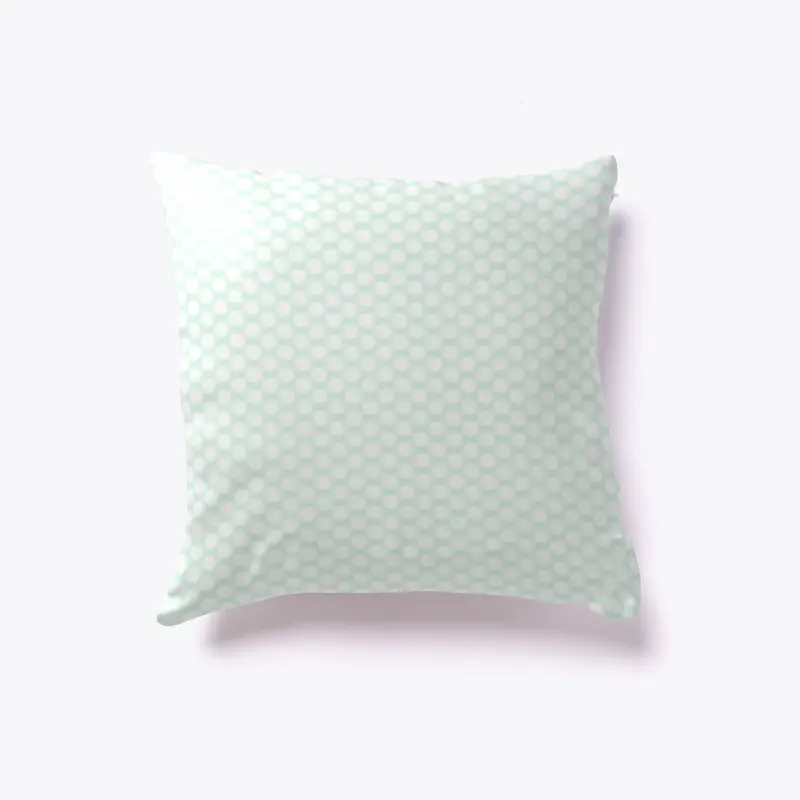 White Patterned Pillow