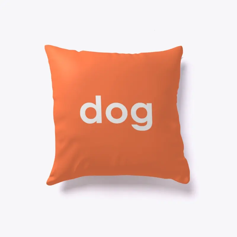 Dog and Cat Reversible Pillow